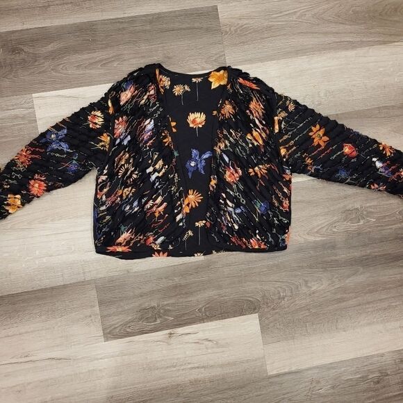 Handmade Chenille reversible cardigan drapey - Picture 1 of 4